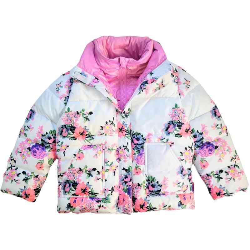 Onekid Car Seat Coat | The Road Coat Vegan - Floral Print- Bambi Baby