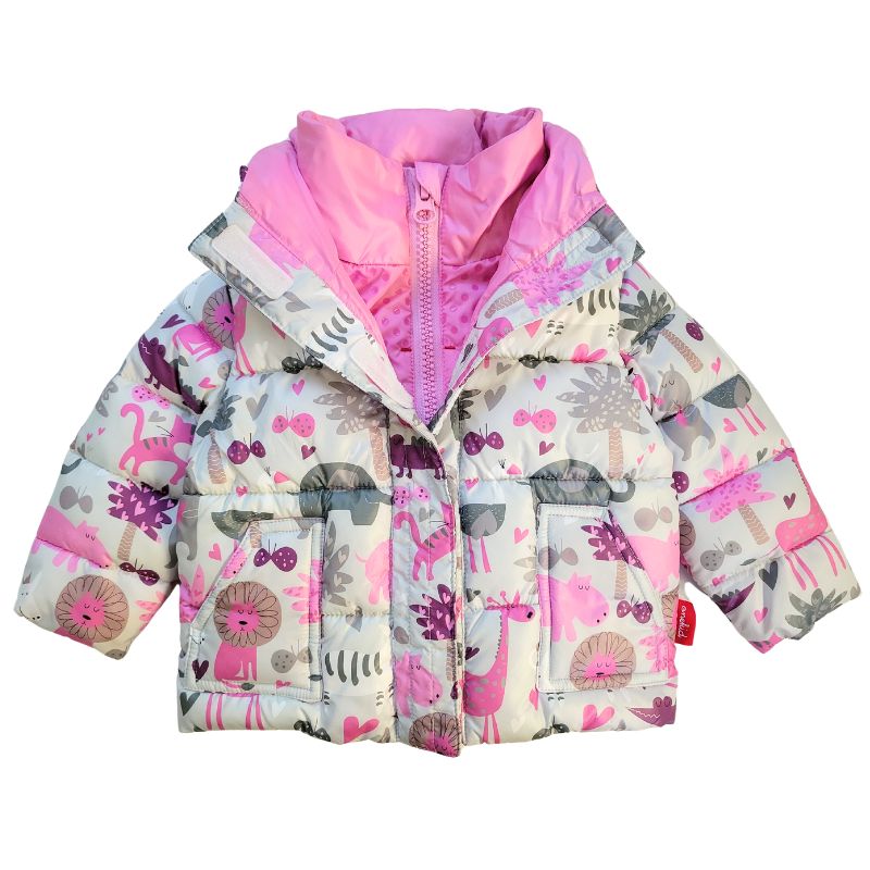 Onekid Car Seat Coat | The Road Coat Vegan - Safari Print- Bambi Baby