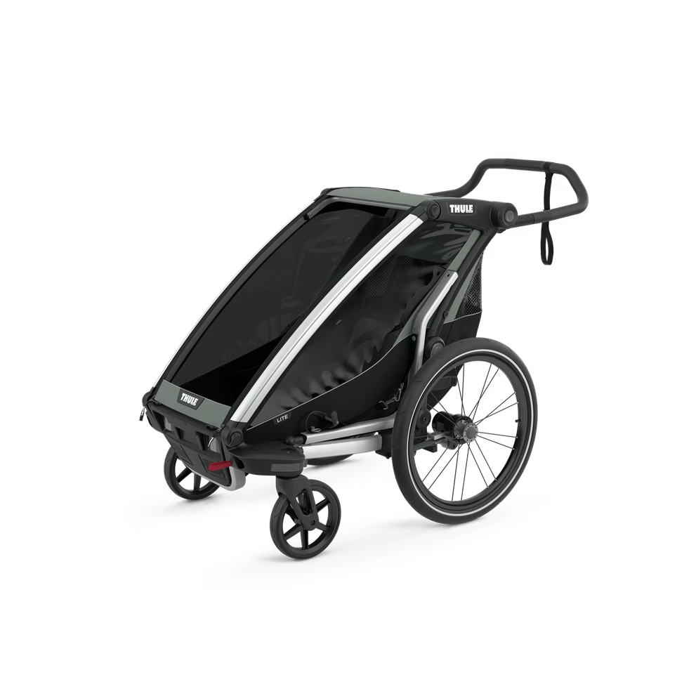 Thule Chariot Lite 1-Seat Multisport Bike Trailer Agave- Bambi Baby