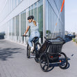 Remolque para bicicleta multideporte Thule Chariot Lite de 1 asiento Agave - Bambi Baby