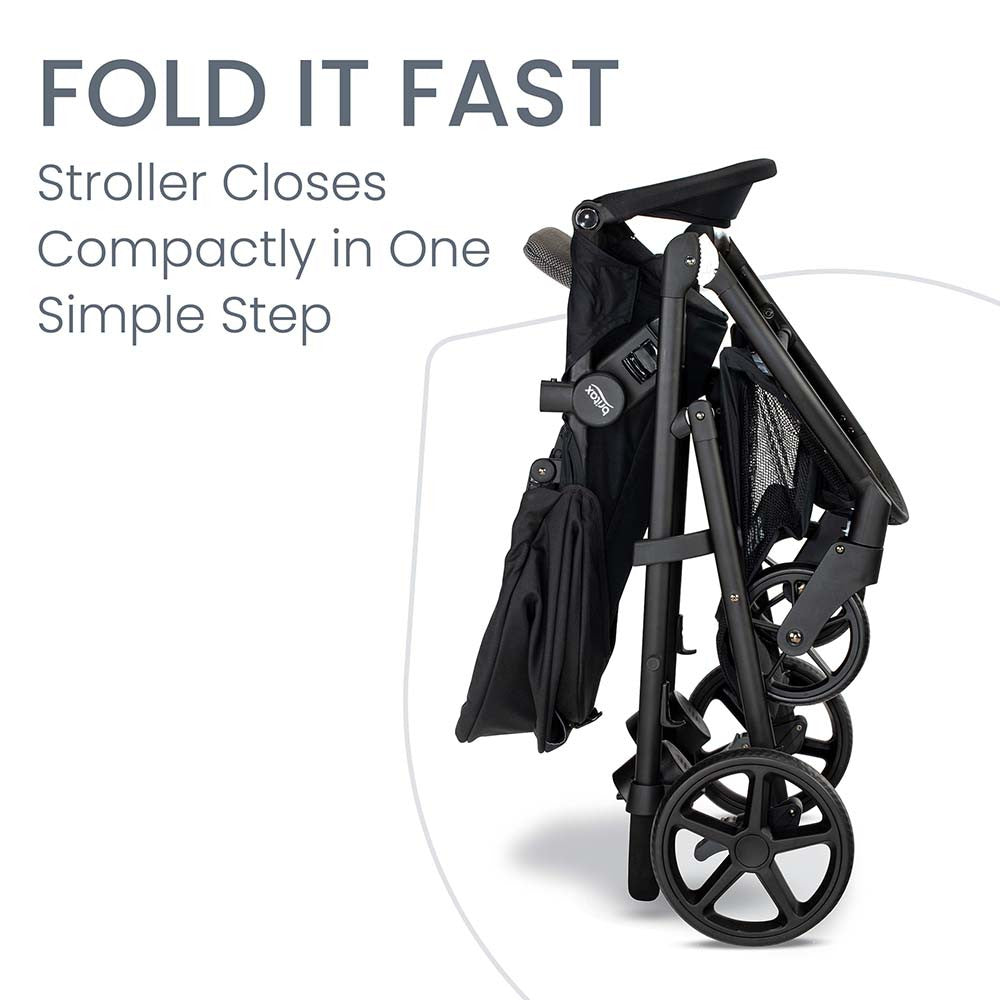 Britax Willow Brook+ Stroller in Graphite Onyx- Bambi Baby