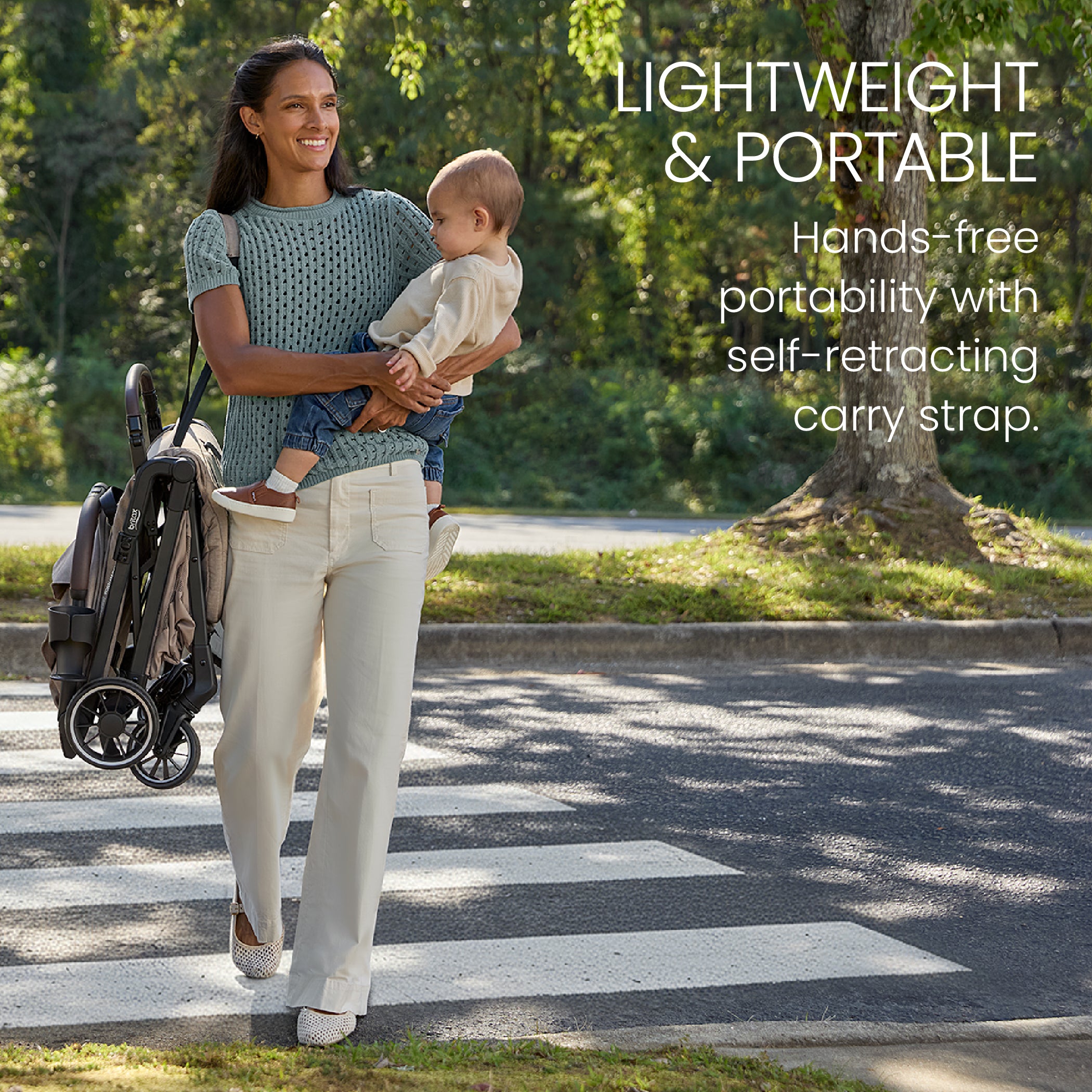 Britax Juniper+ Compact Stroller With One-Hand RapidFold- Bambi Baby