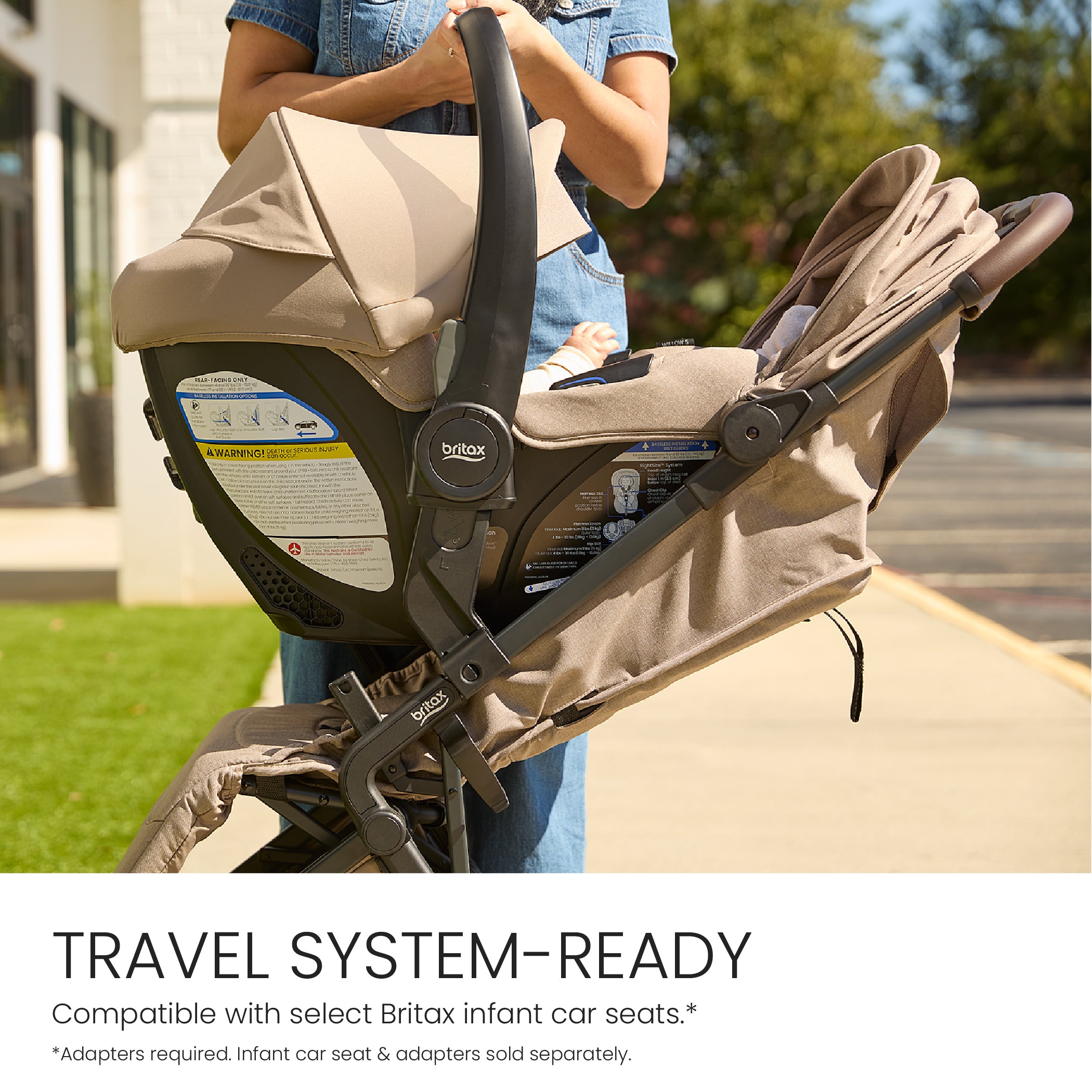 Britax Juniper+ Compact Stroller With One-Hand RapidFold- Bambi Baby