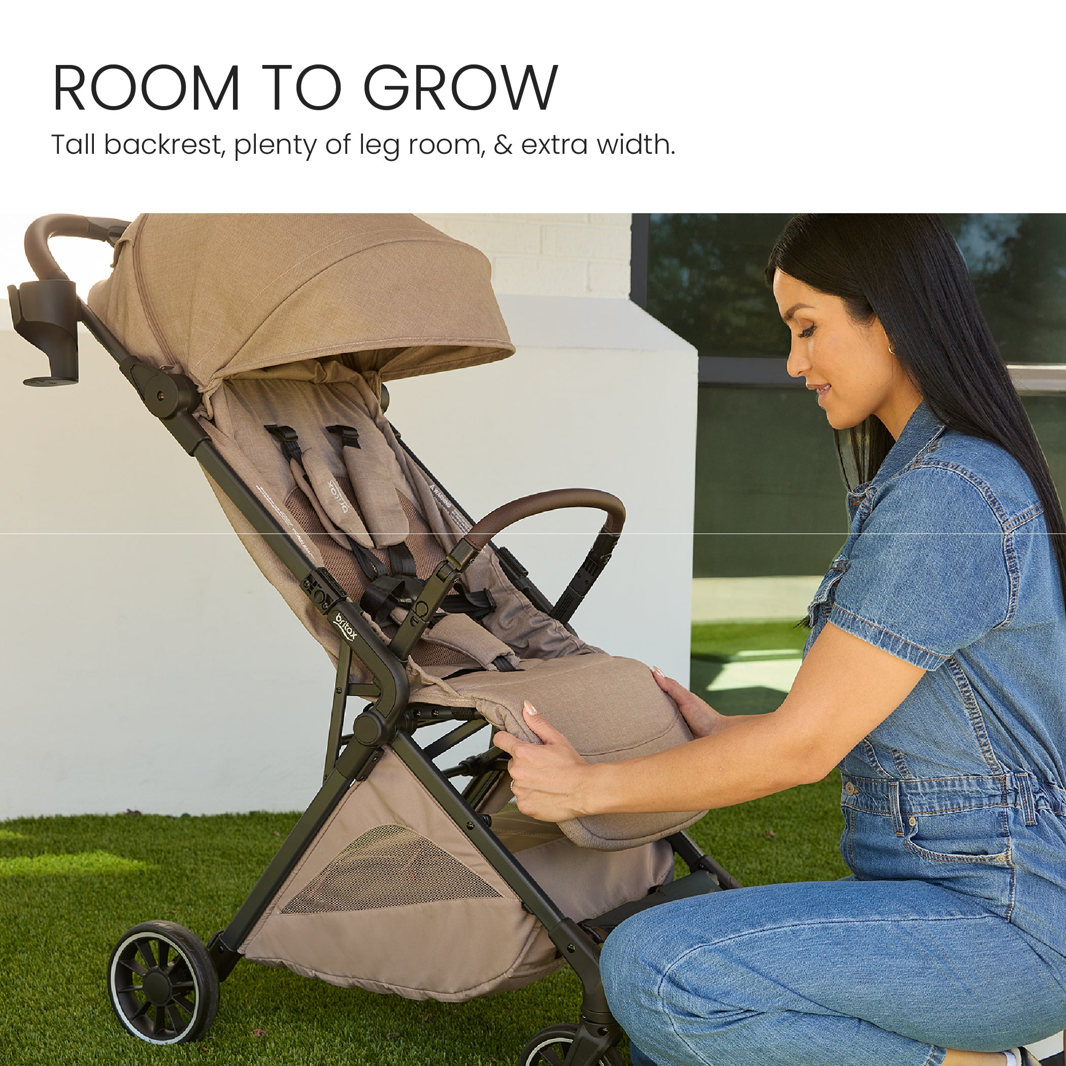 Britax Juniper+ Compact Stroller With One-Hand RapidFold- Bambi Baby