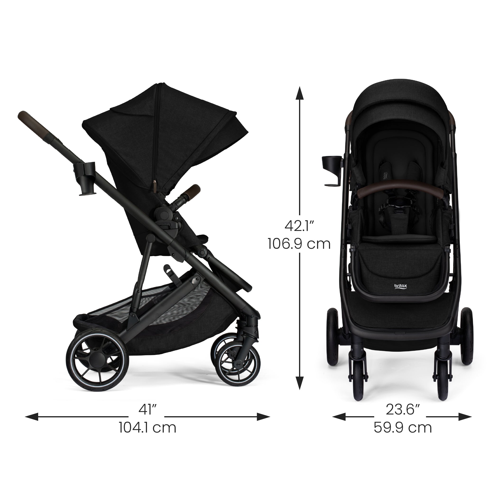 Britax Prism Full-Size Modular Stroller- Bambi Baby