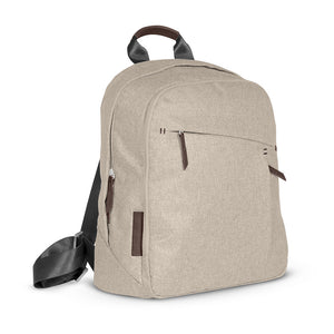Beige UPPAbaby Changing Backpack - Three Quarter View | Bambi Baby