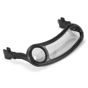 Black UPPAbaby Snack Tray for RIDGE - Angle View with Cup Holder | Bambi Baby