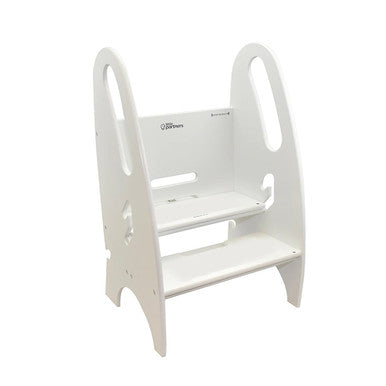 Little Partners 3-in-1 Growing Step Stool - Soft White- Bambi Baby