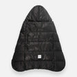 7AM Enfant K-Poncho in Black Plush Heavyweight - Bambi Baby