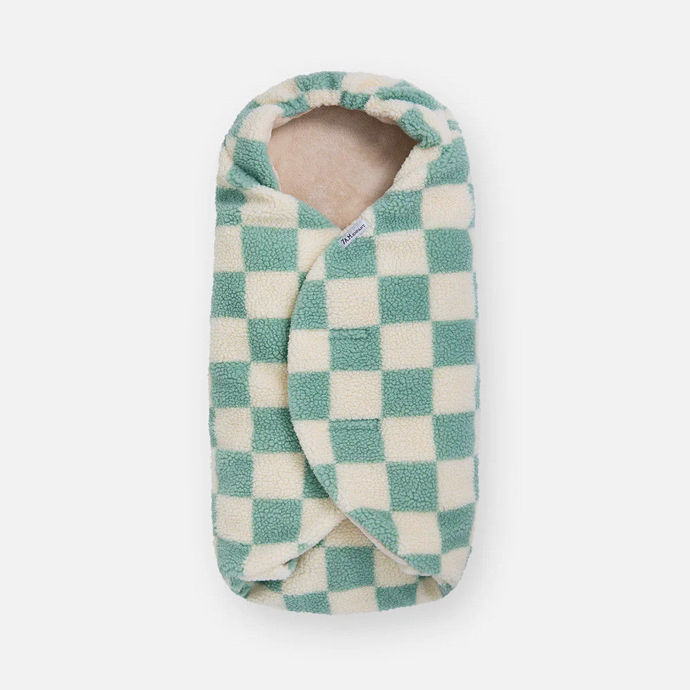 7AM Enfant Berber Nido in Print Checkers Mirage- Bambi Baby