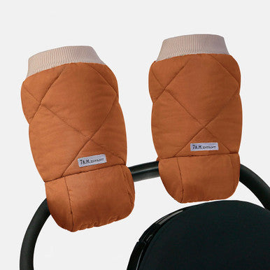 7AM Enfant Benji Warmmuffs en color Spice Quilted- Bambi Baby
