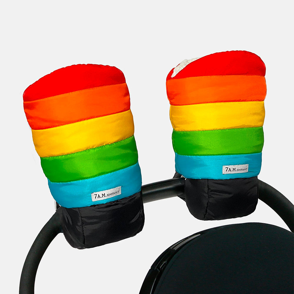 7AM Enfant Fashion Warmmuffs in Rainbow- Bambi Baby