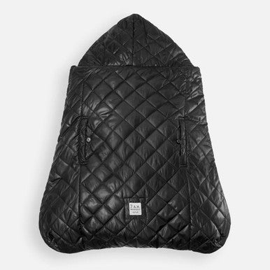Poncho infantil Core K de felpa negra 7AM- Bambi Baby