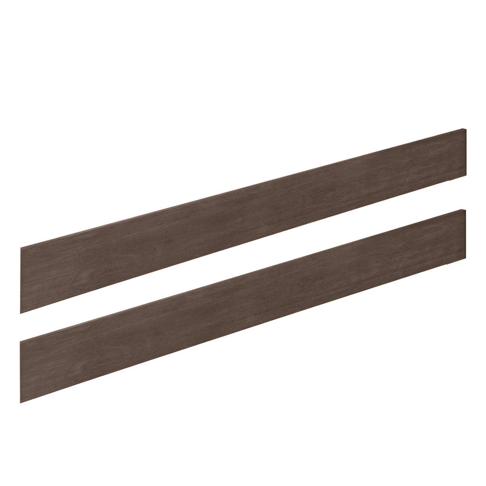 Bella Vita Lugo Convertible Crib Bed Rail in Harbor Brown- Bambi Baby