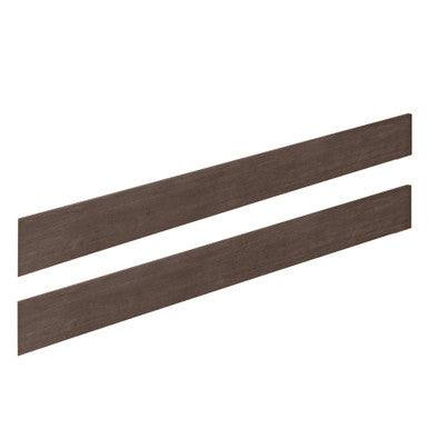 Bella Vita Lugo Convertible Crib Bed Rail in Harbor Brown- Bambi Baby