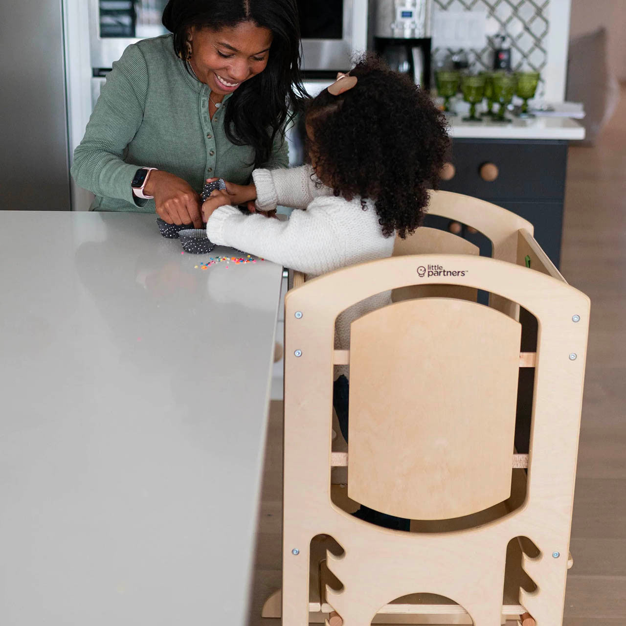 Little Partners LIMITED EDITION Learning Tower - Natural- Bambi Baby