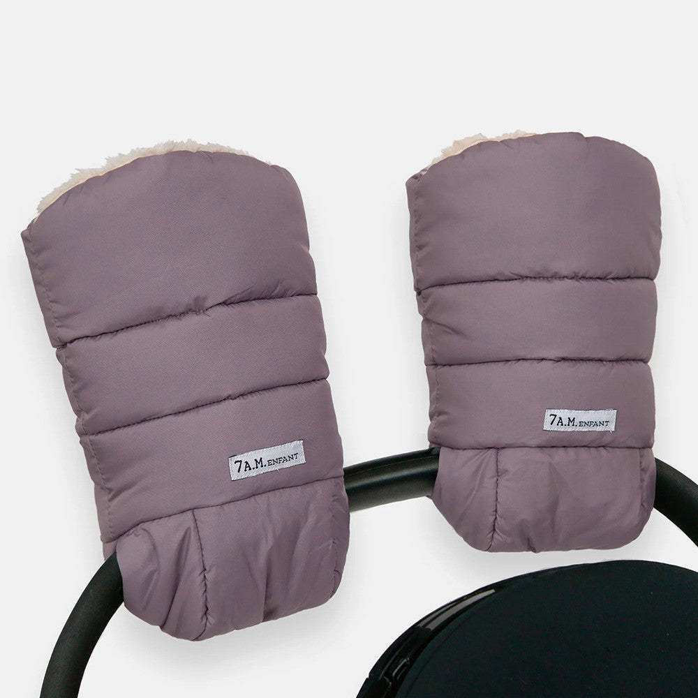 7AM Enfant Warmmuffs in Ash Mauve- Bambi Baby