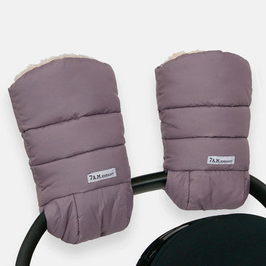 7AM Enfant Warmmuffs in Ash Mauve- Bambi Baby