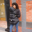 7AM Enfant K-Poncho in Black Plush Heavyweight - Bambi Baby