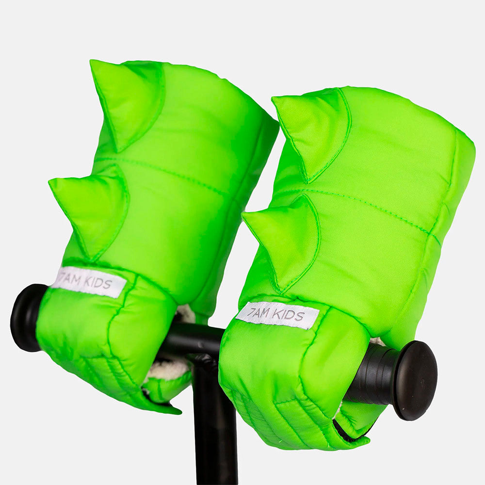 7AM Enfant HMK Warmmuffs Kids in Green Dino- Bambi Baby