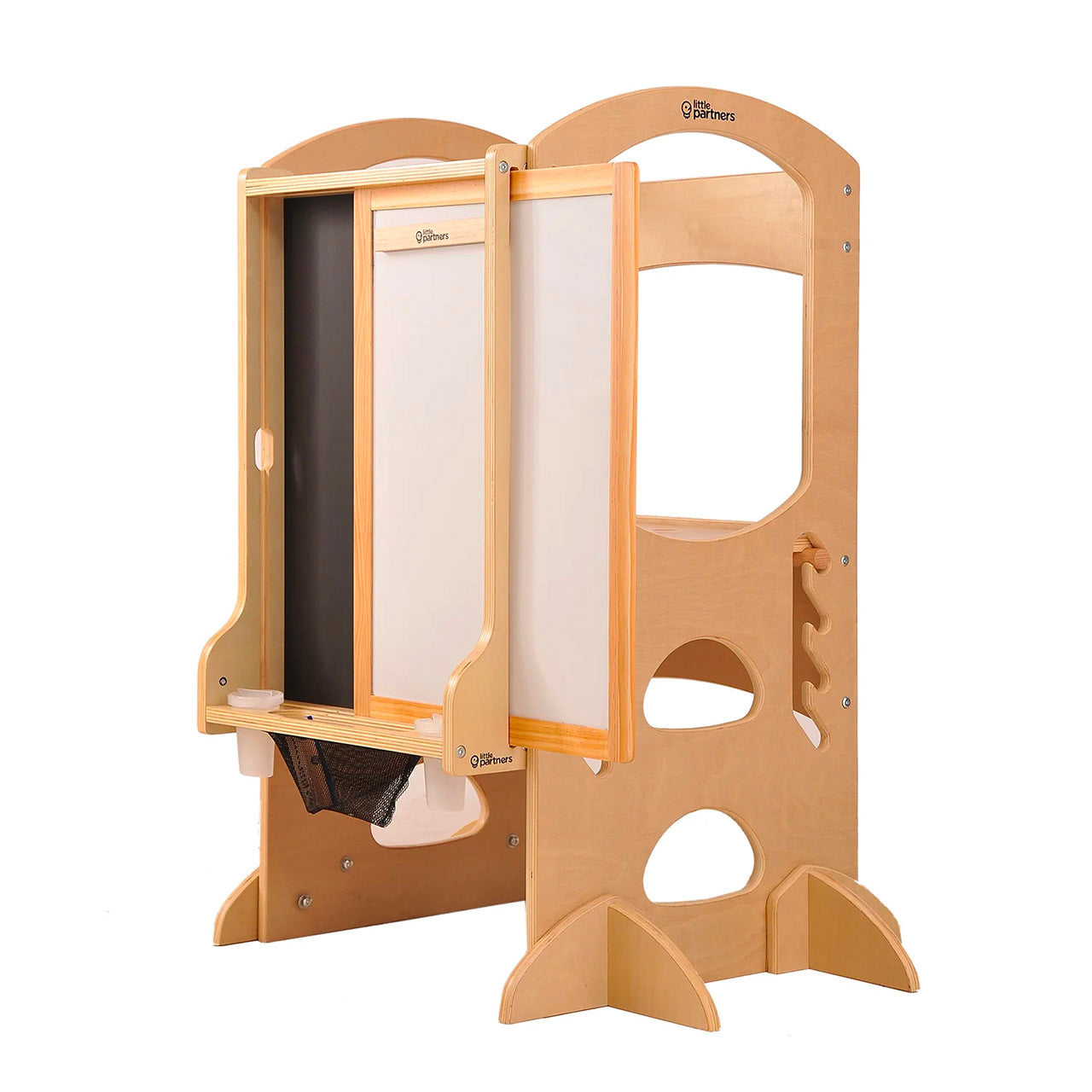 Little Partners Learn and Share Easel - for Original and LTD Learning Towers - Natural- Bambi Baby