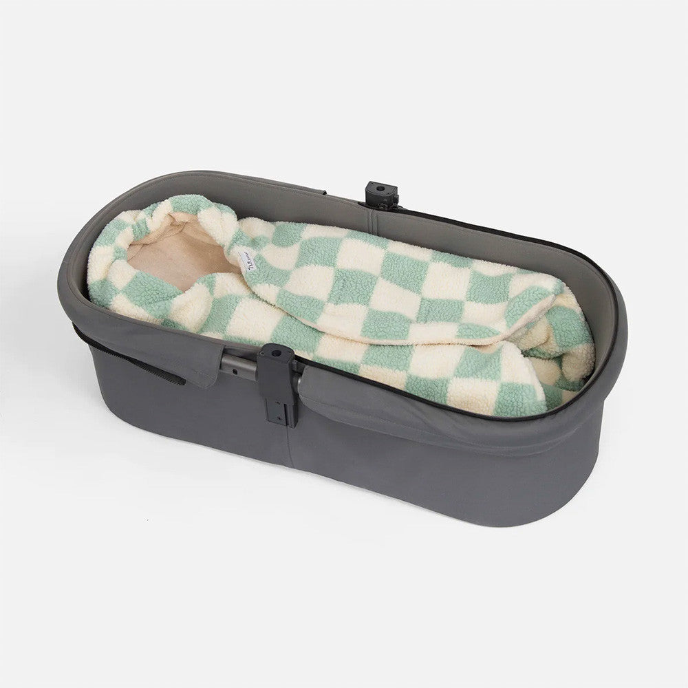 7AM Enfant Berber Nido in Print Checkers Mirage- Bambi Baby