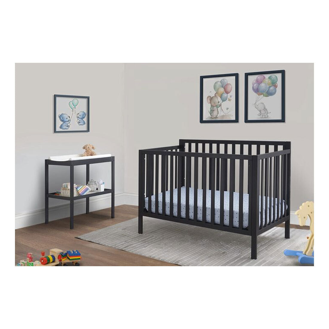 Sorelle Essex Euro 4-in-1 Convertible Crib- Bambi Baby