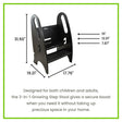 Little Partners 3-in-1 Growing Step Stool - Bambi Baby