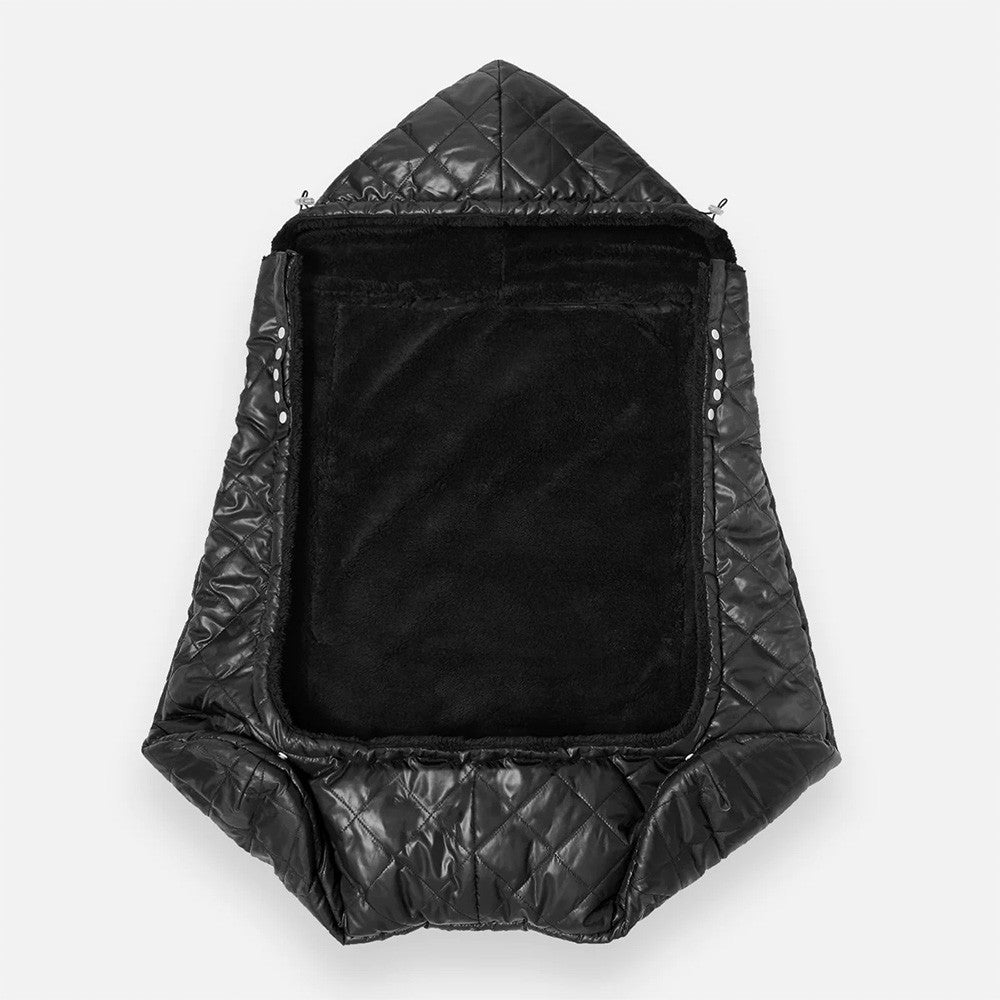 Poncho infantil Core K de felpa negra 7AM- Bambi Baby