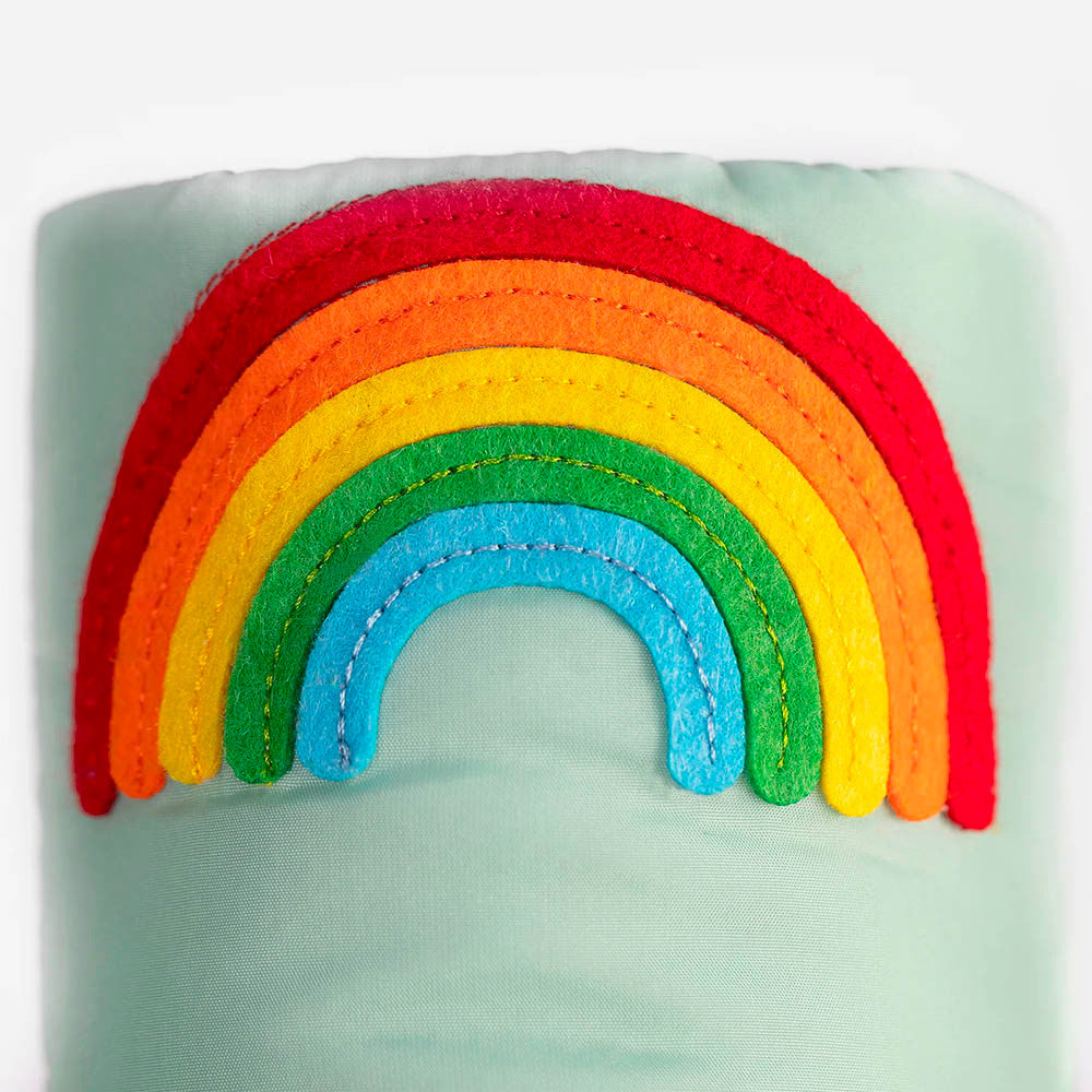 7AM Enfant HMK Warmmuffs Kids in Rainbow Applique- Bambi Baby