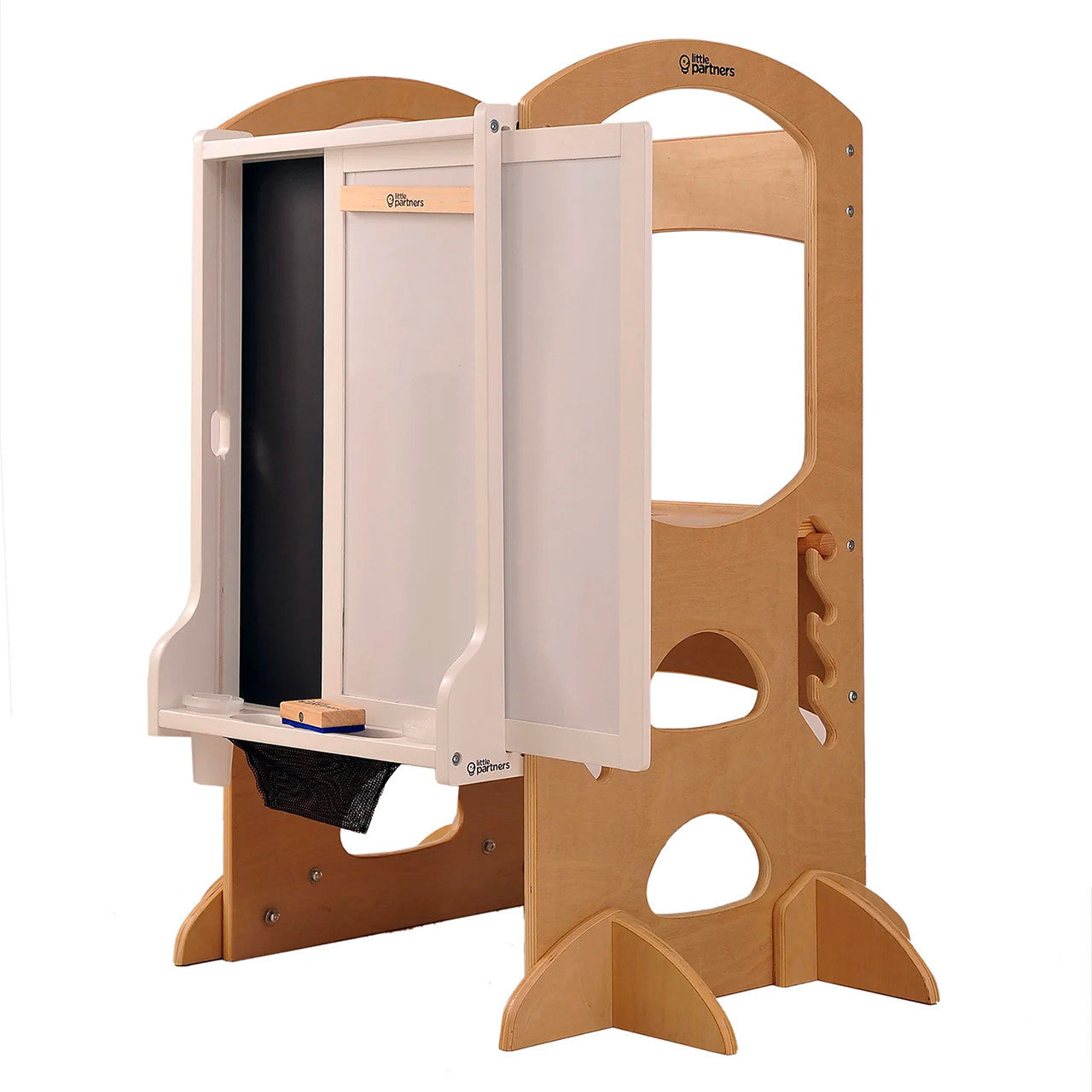 Little Partners Learn and Share Easel - for Original and LTD Learning Towers - Soft White- Bambi Baby