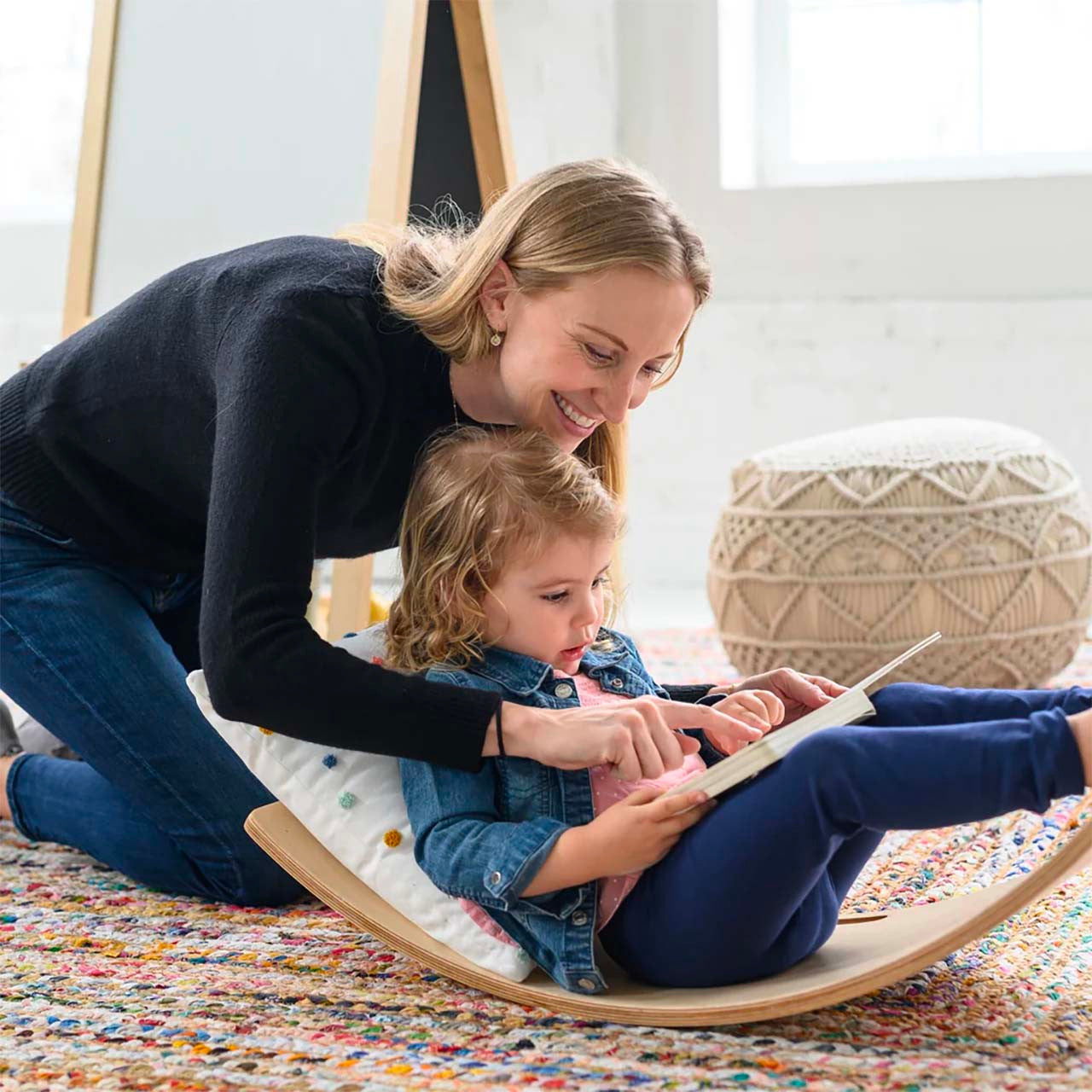 Little Partners Wobble Board - Natural- Bambi Baby