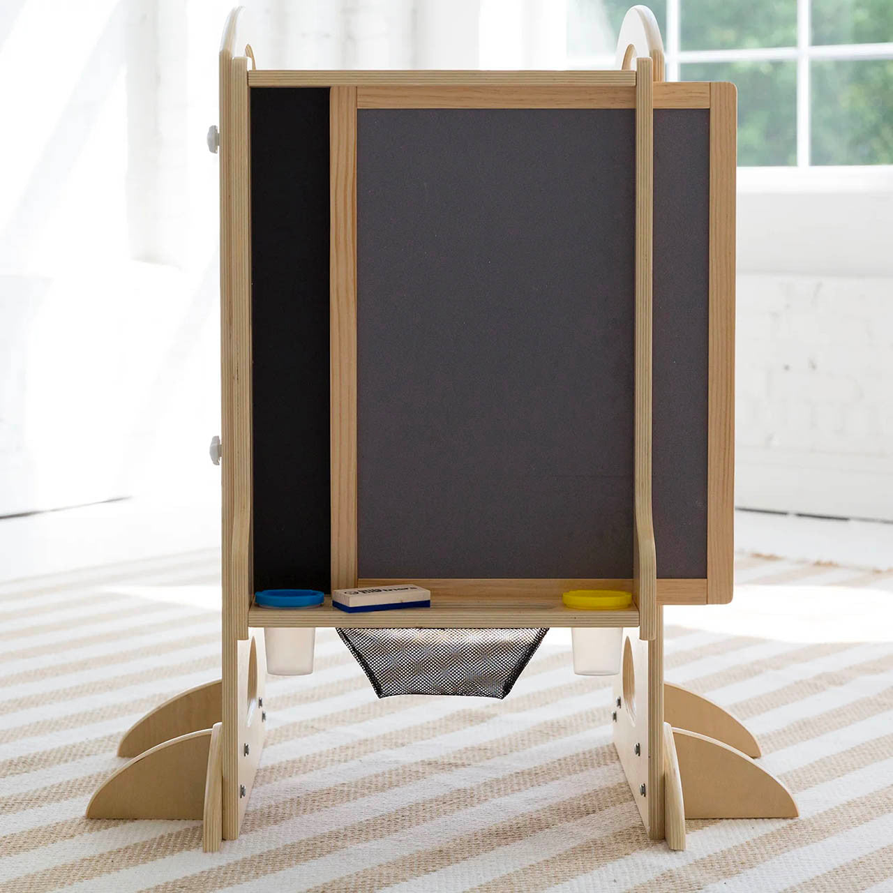 Little Partners Learn and Share Easel - for Original and LTD Learning Towers - Natural- Bambi Baby