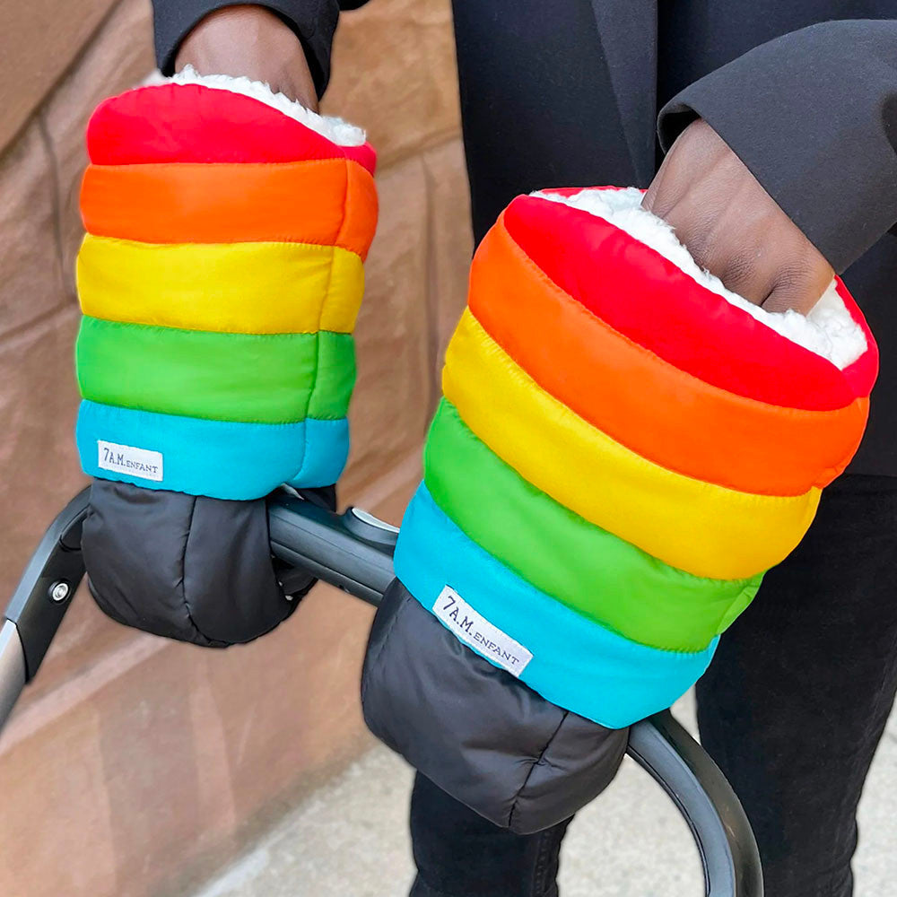 7AM Enfant Fashion Warmmuffs in Rainbow- Bambi Baby