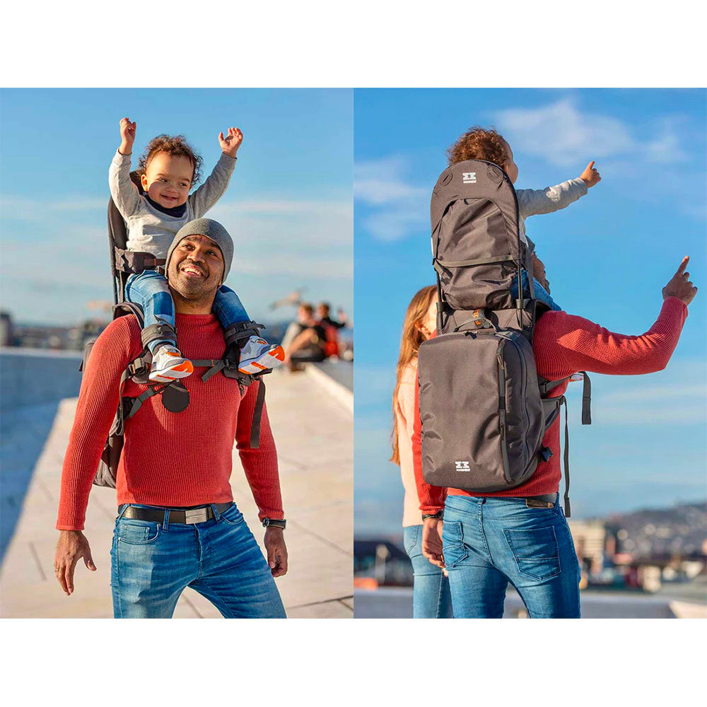 Minimeis G4 Backpack in Black-Grey- Bambi Baby