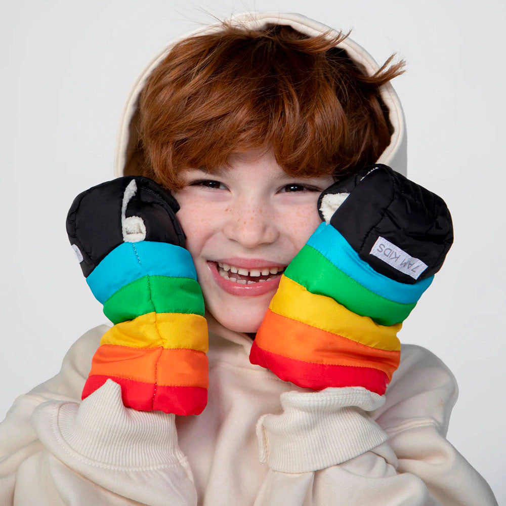 7AM Enfant HMK Warmmuffs Kids in Rainbow- Bambi Baby