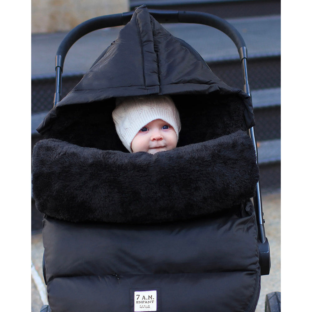 7AM Enfant Core PlushPOD in Black Plush- Bambi Baby
