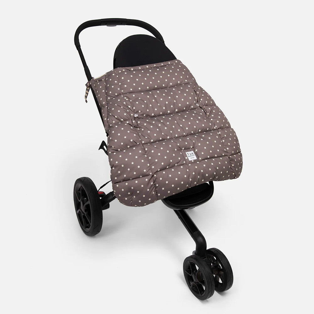 7AM Enfant K-Poncho in Print Ash Oak Stars- Bambi Baby