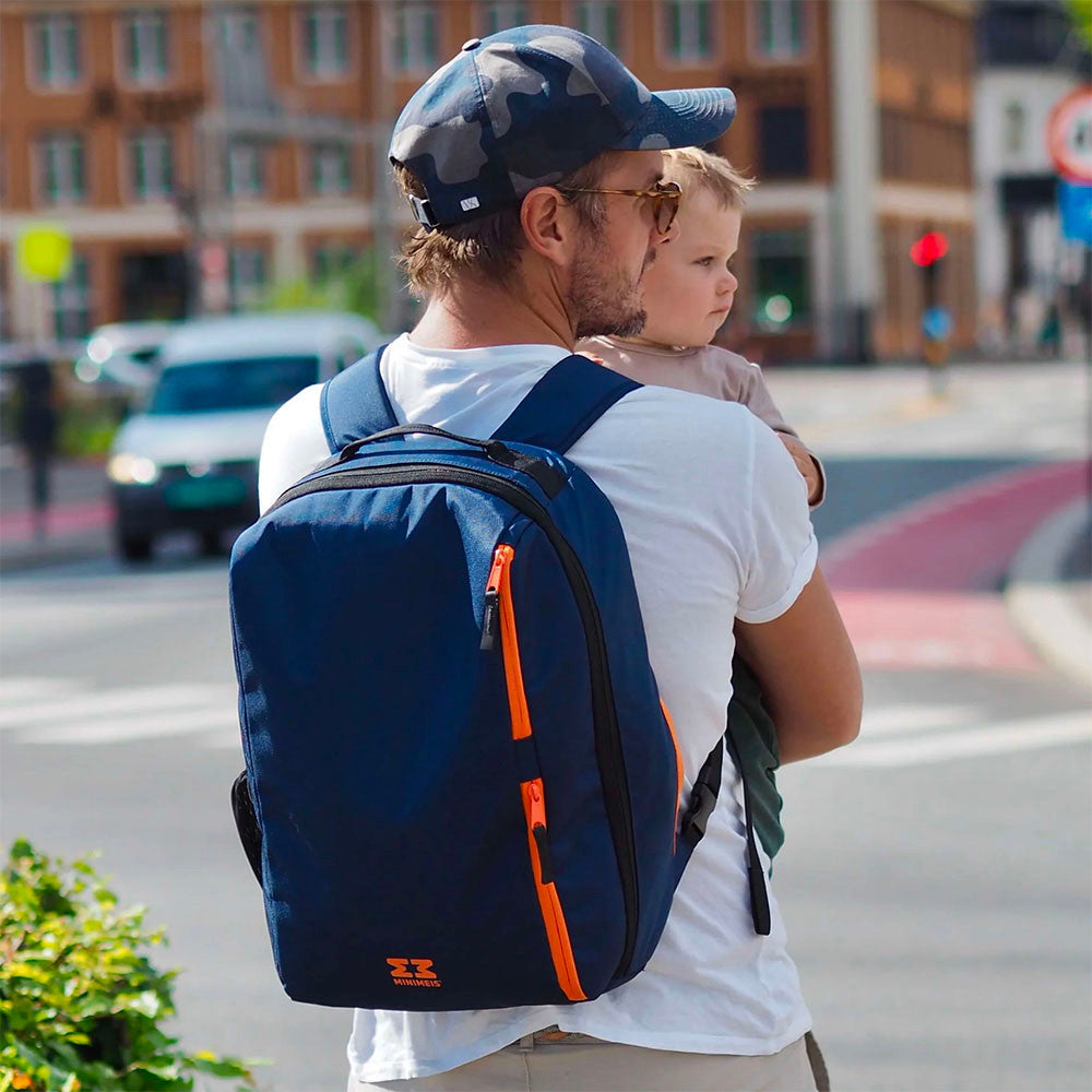 Minimeis G4 Backpack in Black-Navy- Bambi Baby