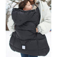 7AM Enfant K-Poncho in Black Plush Heavyweight - Bambi Baby