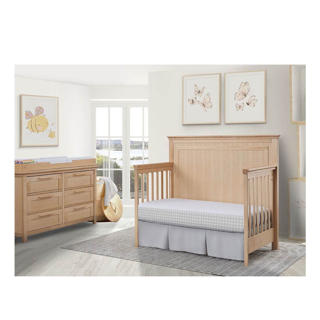 Sorelle Luna Groupage Set (Crib, Double Dresser and Topper)- Bambi Baby