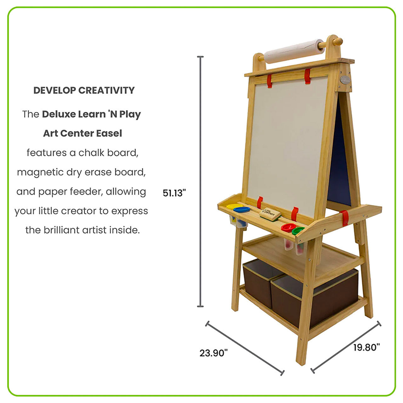 Little Partners Deluxe Learn & Play Art Center- Bambi Baby