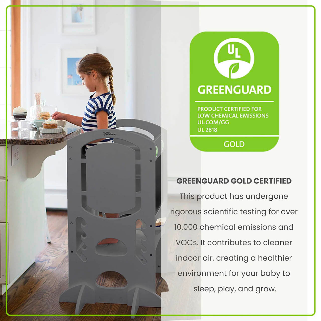 Little Partners LIMITED EDITION Learning Tower - Earl Grey- Bambi Baby