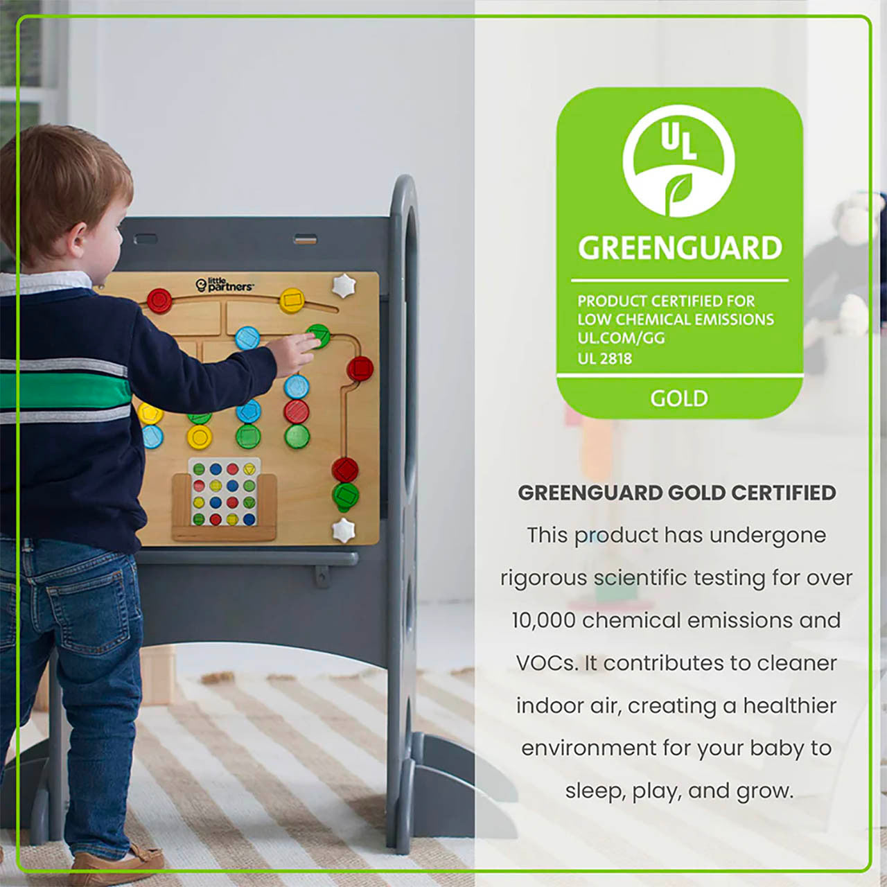 Little Partners Developmental Activity Boards for Original and LTD Edition Learning Towers  - Match N Play- Bambi Baby