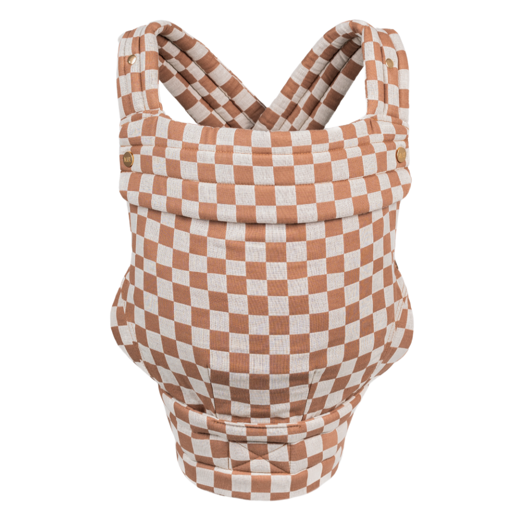 Mabē The Monarch Carrier - Mocha Check- Bambi Baby