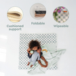Toki Kids Terrazzo Slate Vegan Leather Mat - Bambi Baby