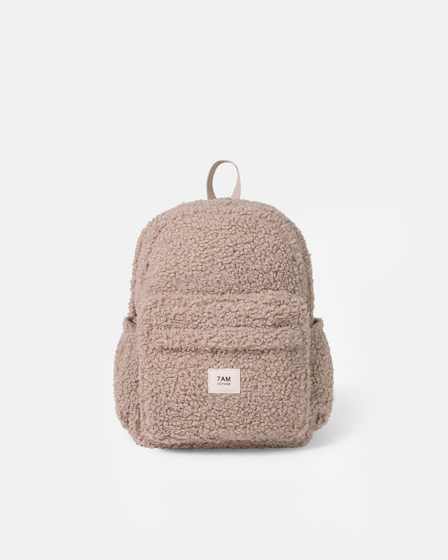 7AM Enfant Teddy Backpack - Oatmeal- Bambi Baby