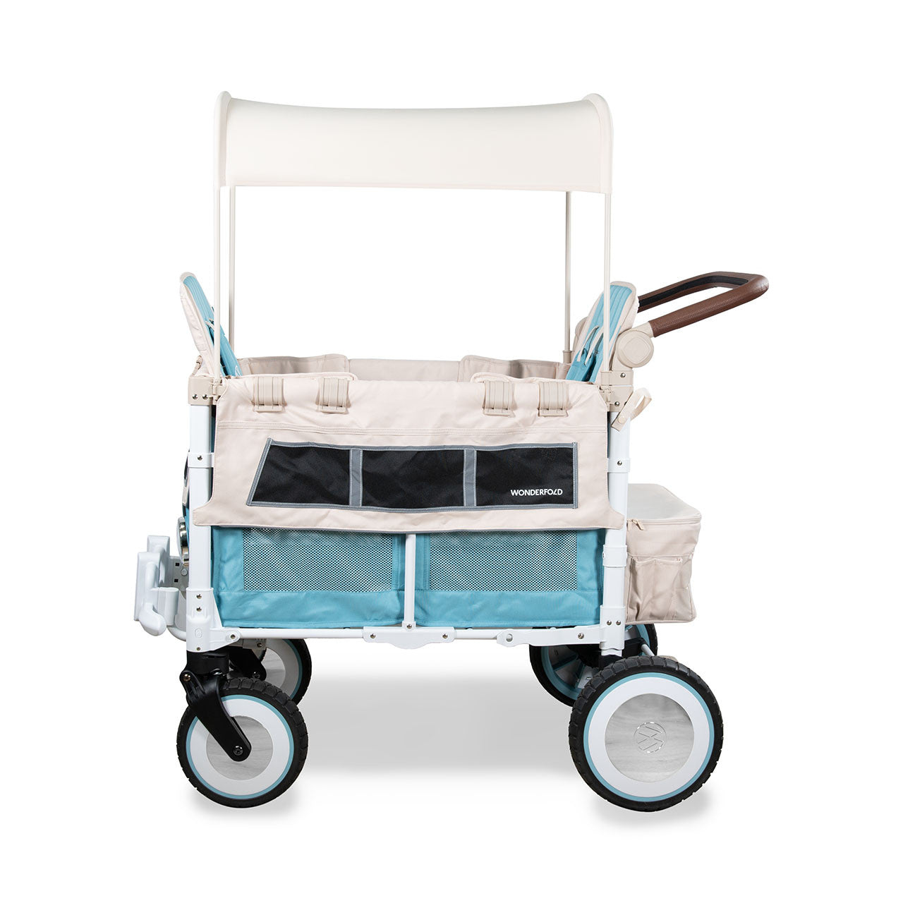 Wonderfold VW2 Volkswagon Stroller Wagon in Bondi Blue- Bambi Baby