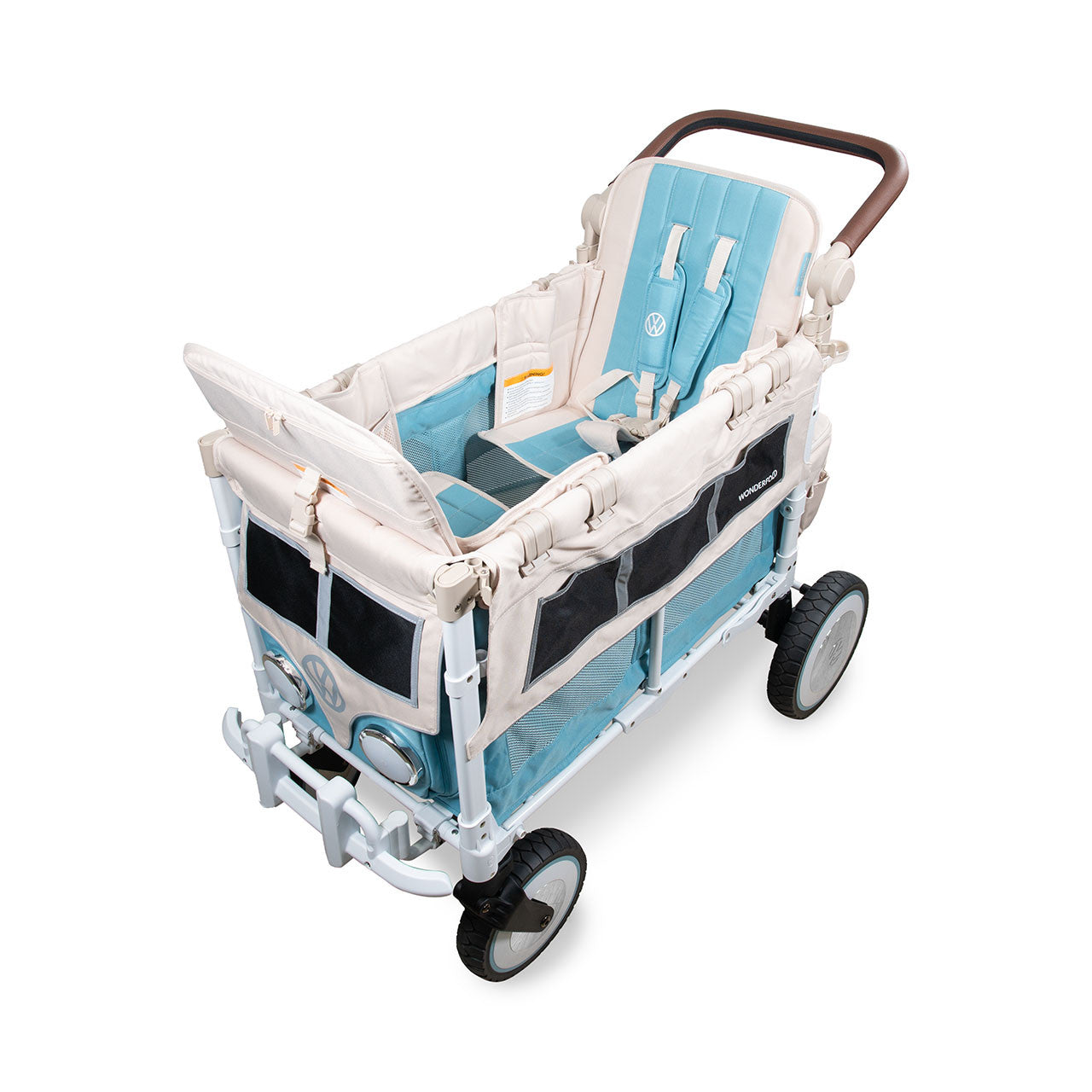 Wonderfold VW2 Volkswagon Stroller Wagon in Bondi Blue- Bambi Baby