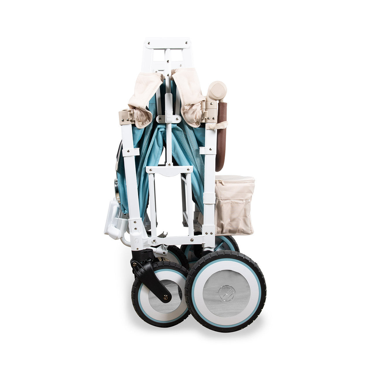 Wonderfold VW2 Volkswagon Stroller Wagon in Bondi Blue- Bambi Baby